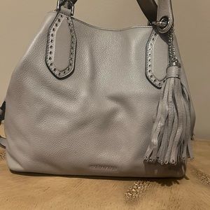 Michael Kors LG GRAB BAG Pearl gray. New bag was never used.